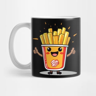 kawaii french fries T-Shirt cute potatofood Mug